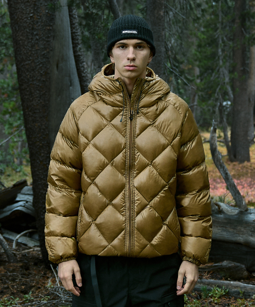 Big Oak — лёгкий пуховик Brown FPJ224