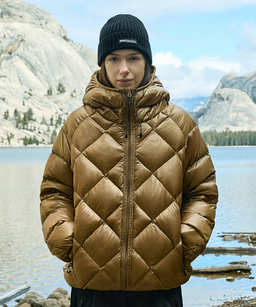 Big Oak — лёгкий пуховик Brown FPJ224