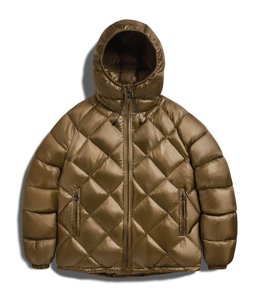 Big Oak — лёгкий пуховик Brown FPJ224