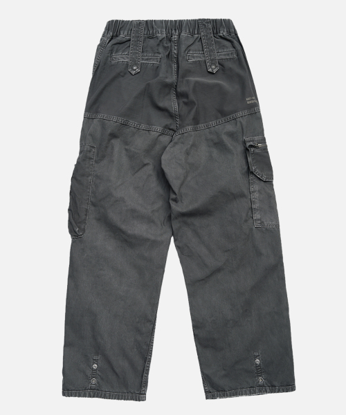 Vintage Utility Washed Cargo Pants_2color