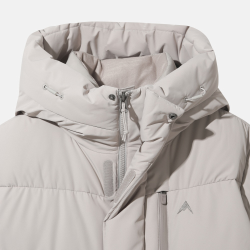 Унисекс пуховик Essential Heavy Long Down Jacket 7LF2089_GREYISH BEIGE