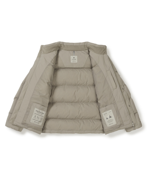 Пуховик Land Air с высоким воротником (S25WMGDJ42) Beige Gray
