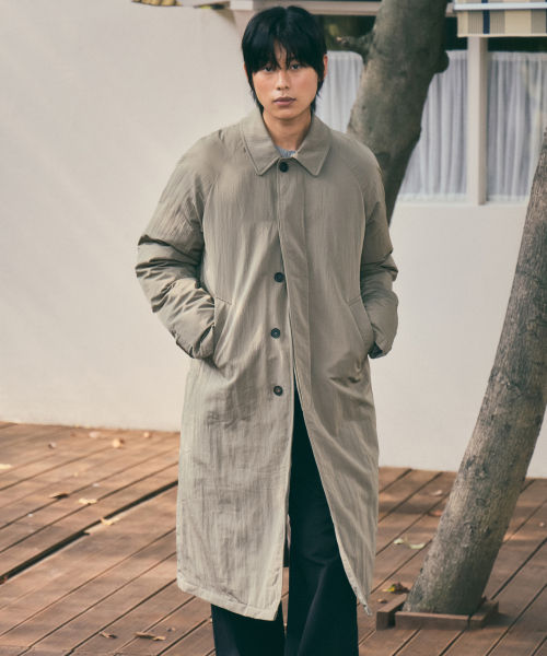 Утепленный тренч Mac_KHAKI (WC25-OT04)