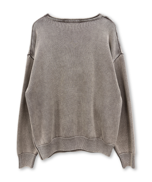 Love Print гарментдай ролнек свитер Sand Beige