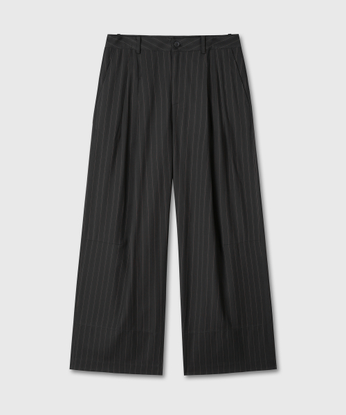 Брюки LOOSED STRIPE TROUSERS (BLACK)