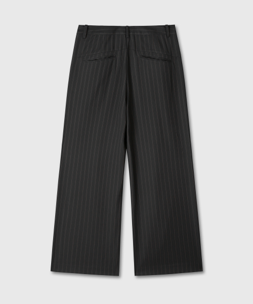 Брюки LOOSED STRIPE TROUSERS (BLACK)