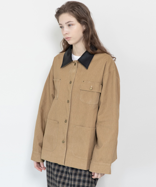 Denim work jacket_3color