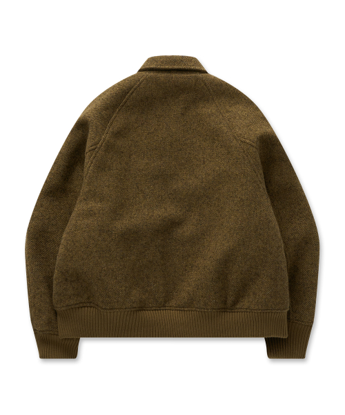 Heritage Wool Zip-Up Jumper 26(Beige)