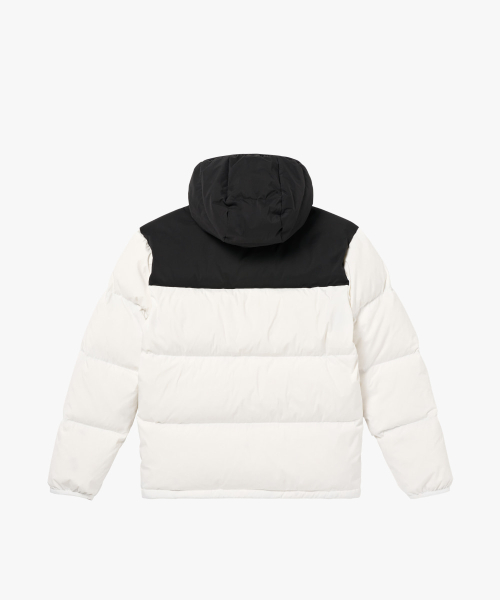 ESSENTIAL HOODED PUFFER DOWN JACKET-OFF WHITE