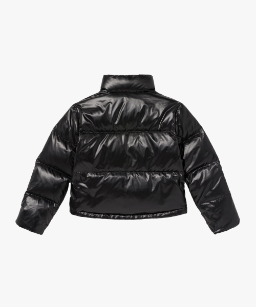 WS CROPPED PUFFER DOWN JACKET-BLACK