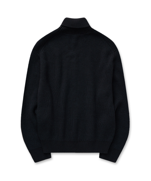 Classic Roll-Neck Knit 31(Navy)