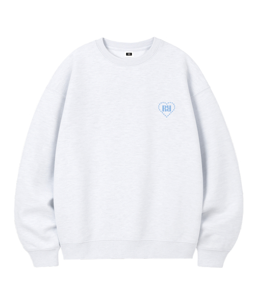 RR HEART MINI OVER FIT SWEATSHIRT (4color)