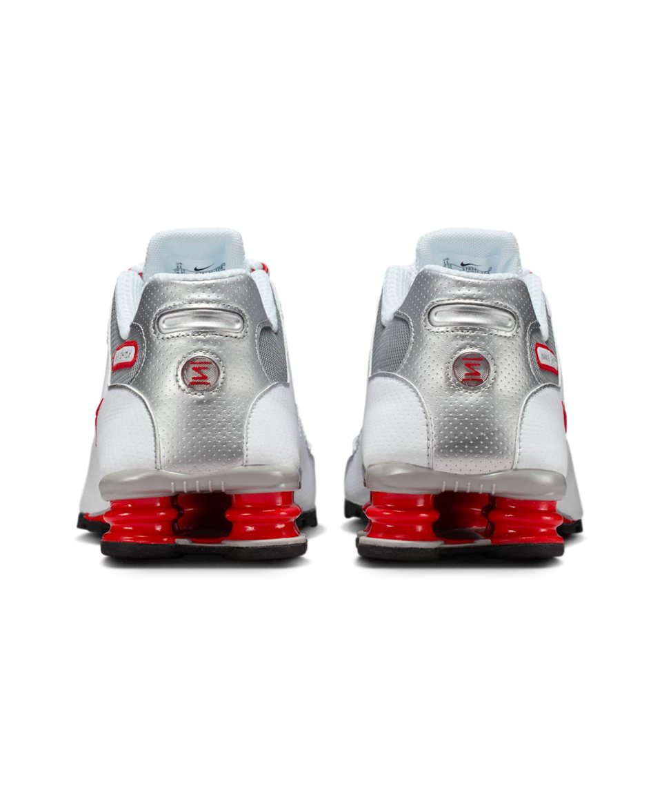 나이키(NIKE) 샥스 NZ M - 화이트:스포츠 레드:쿨 그레이:메탈릭 실버