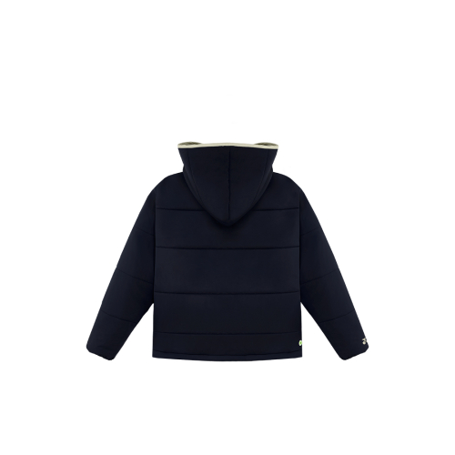 255JP001U midnight navy унисекс пуховик анорак куртка