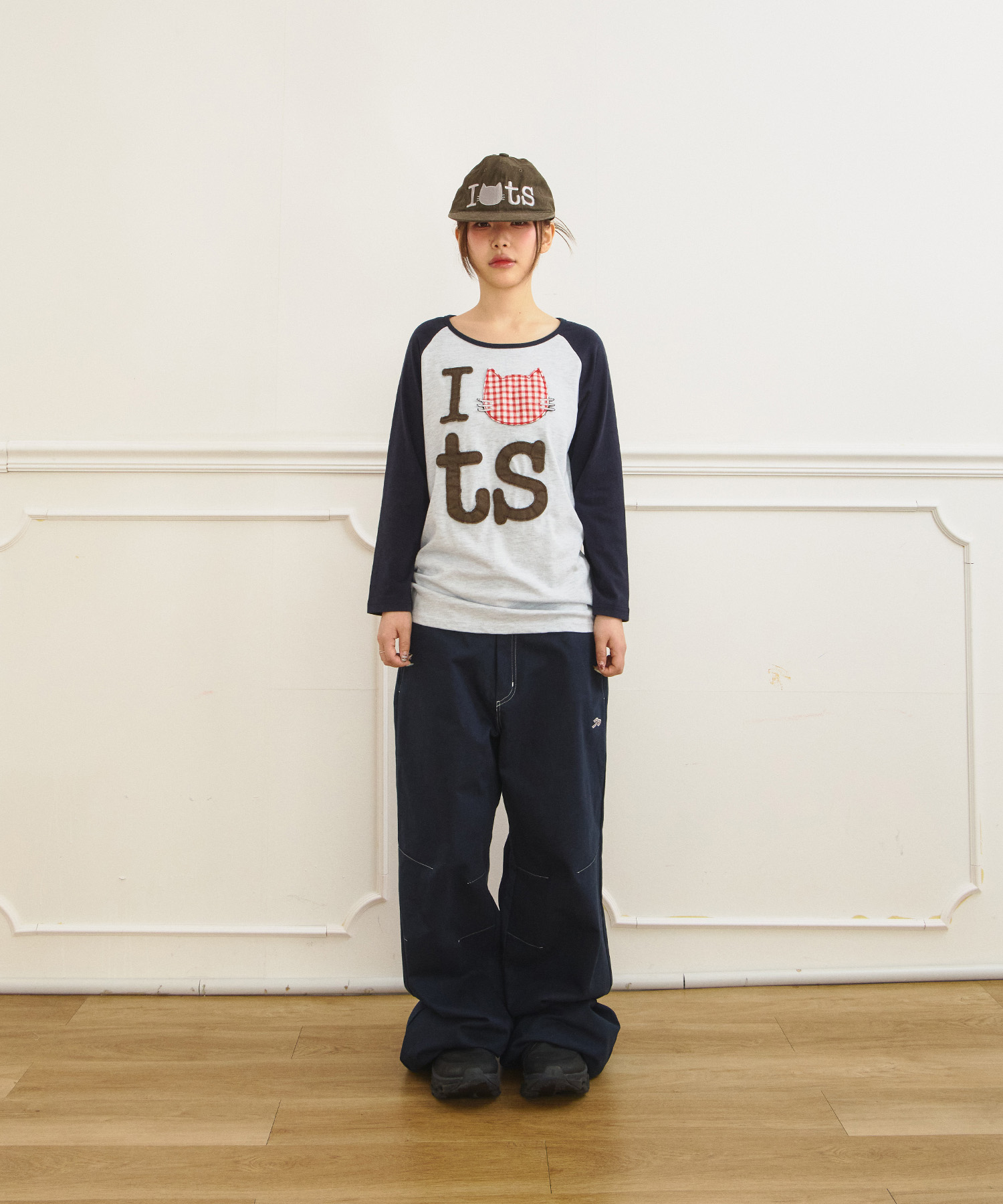 Jooyoung X Tansan Cat Long Sleeve Sky Blue