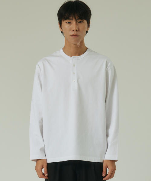 [Premium CP10] Henley Neck лонгслив (3 цвета)