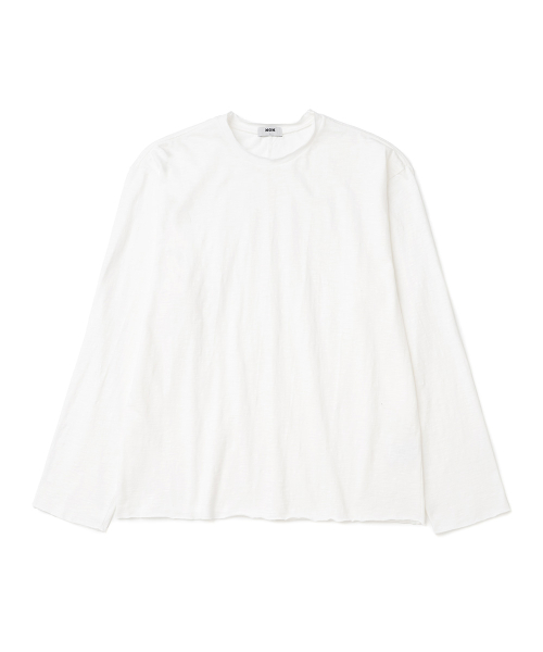 Лонгслив Low Cut Slub [WHITE]