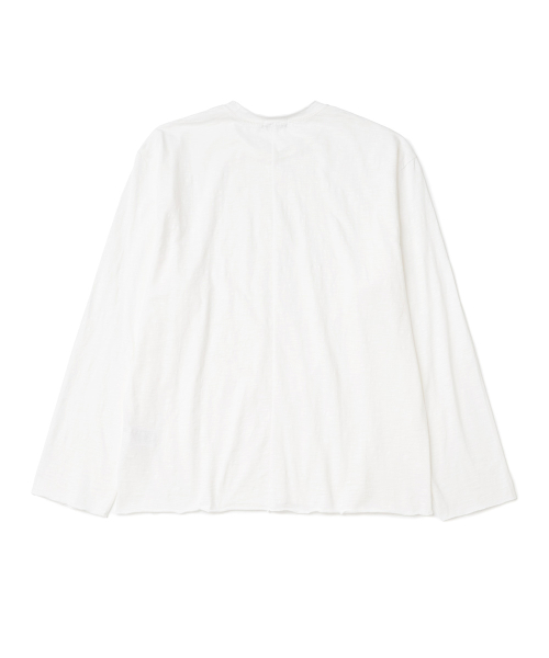 Лонгслив Low Cut Slub [WHITE]