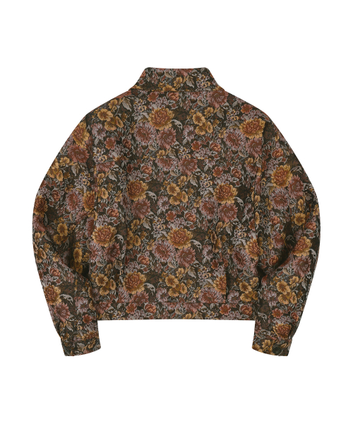 Двусторонняя куртка из жаккарда Brown OE3AM60093