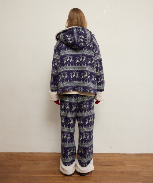 Nordic Fur Pants, Violet