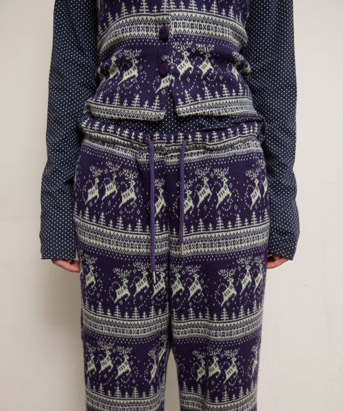 Nordic Fur Pants, Violet