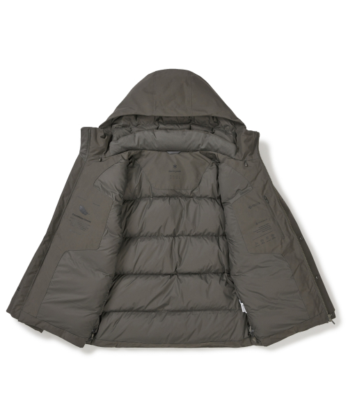 Тяжелый пуховик Drypeak Windstopper Utility (S25WMPDJ04) Dark Khaki