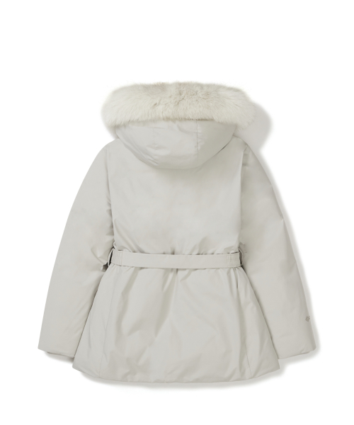 Drypeak Windstopper — женский тяжёлый пуховик Light Beige S25WWPDJ03