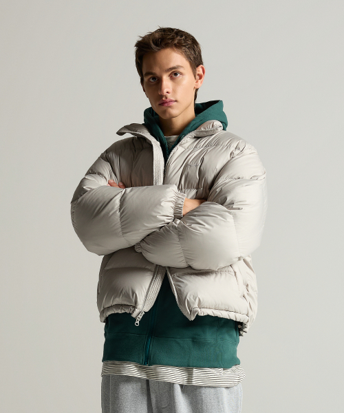 Пуховик 2WAY Light Grey