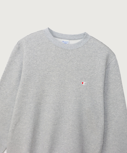 Свитшот C Logo Regular Fit Crewneck Oxford Grey