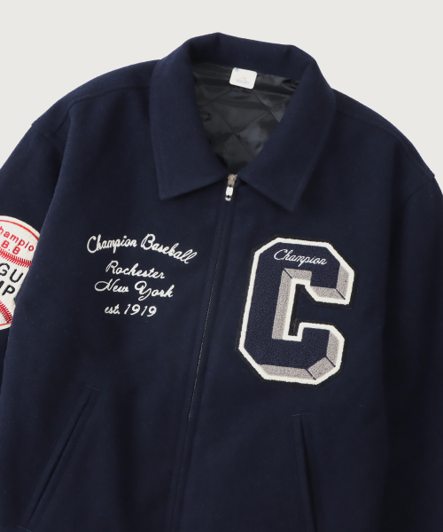 Бейсбольная куртка с логотипом C Navy