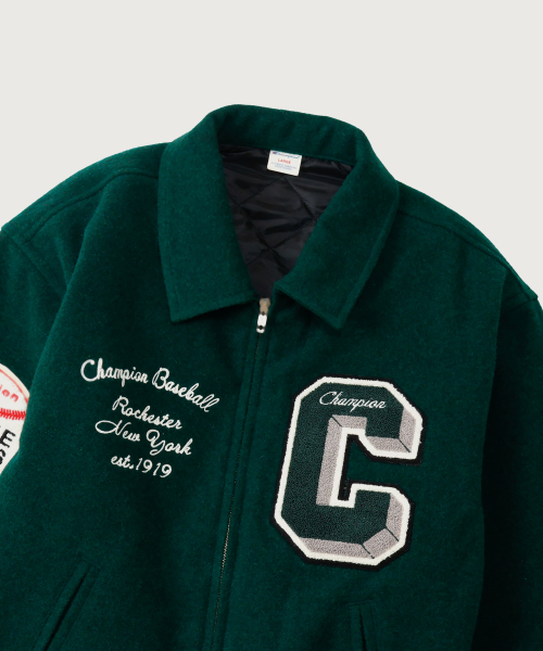 Куртка-бомбер C-Logo Award Dark Green