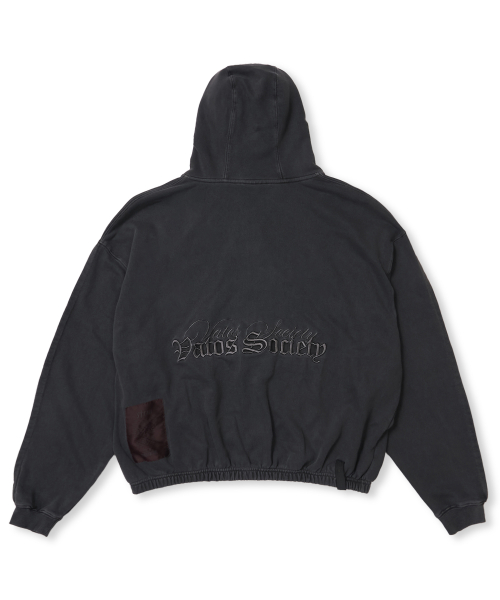 PIGMENT ML CROP ZIP-UP CHACOAL