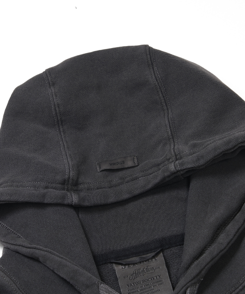 PIGMENT ML CROP ZIP-UP CHACOAL