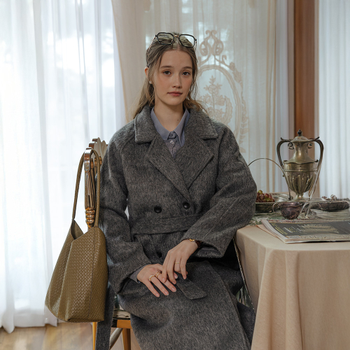 PM_Classic solid color winter coat_2color