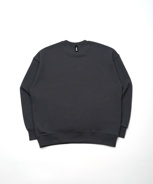 RETRO LOGO SWEATSHIRT CHARCOAL