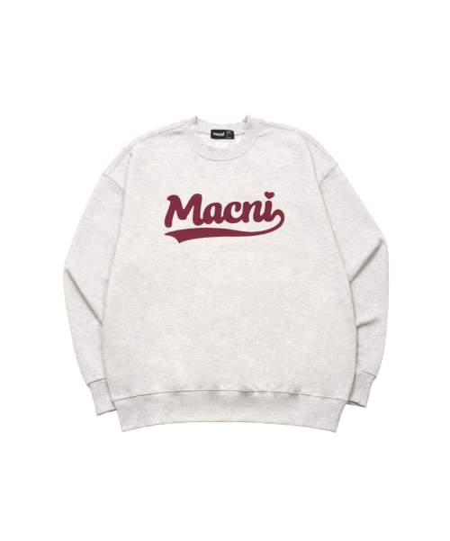 RETRO LOGO SWEATSHIRT светлый меланж
