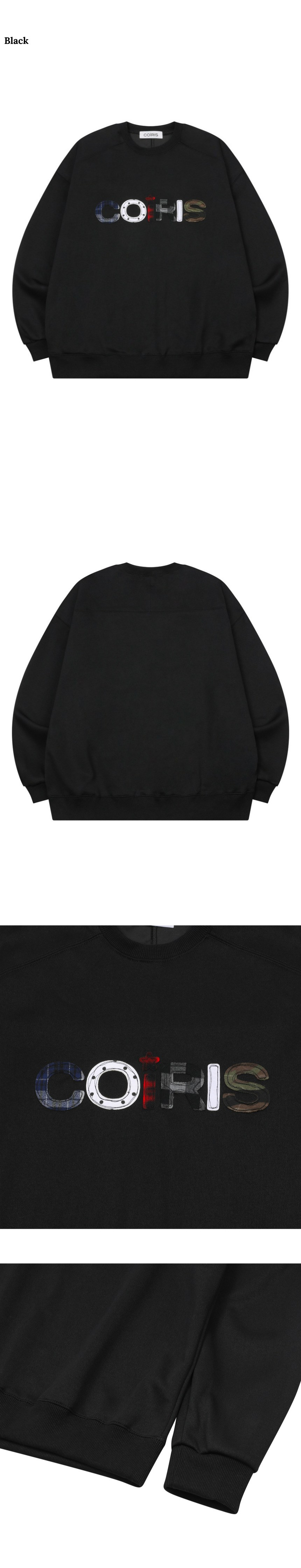 TEE LOGO SWEATSHIRT - 3 COLORS BLACK