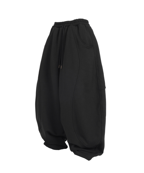 nebulous heavy baggy sweat pants (черный)