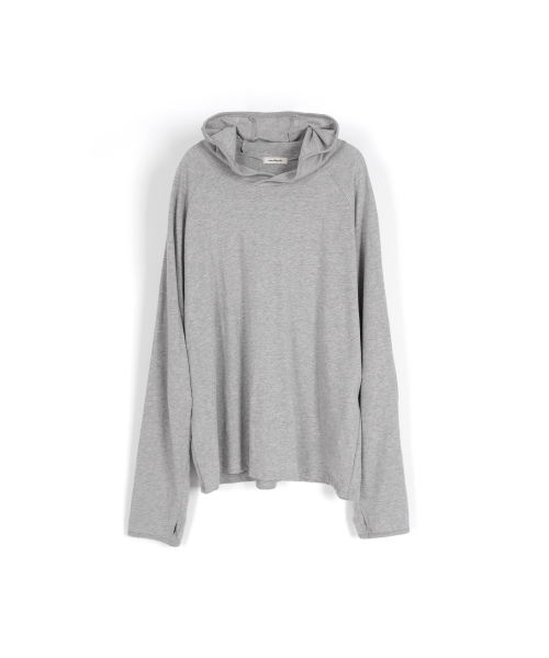 nomad slub fingerhole hood (серый)