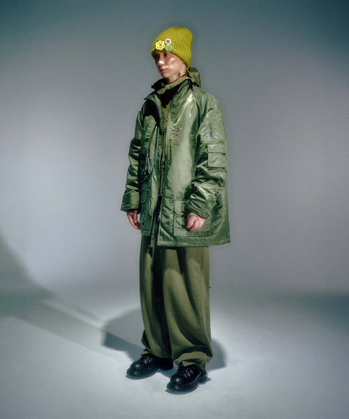 MEN PETER MILITARY PARKA JUMPER KHAKI
