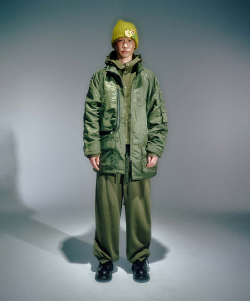 MEN PETER MILITARY PARKA JUMPER KHAKI