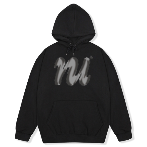 Nu Halftone Black Symbol — худи 6 цветов (с начёсом/без)
