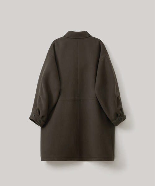 Library Wool Mods Coat (Charcoal Brown)