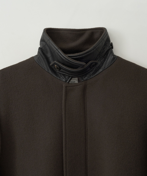 Library Wool Mods Coat (Charcoal Brown)
