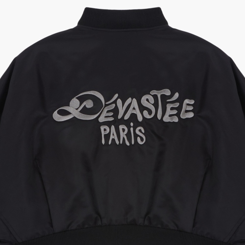 Укороченный бомбер DEVASTE BLACK (S5FWOW005)