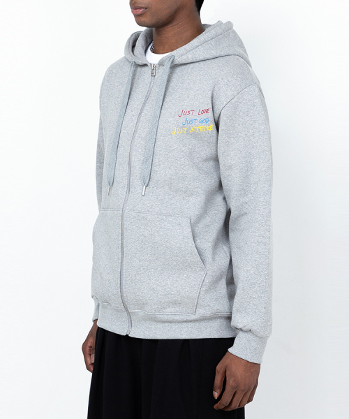 Just Edition Hood Zip-Up (серый)