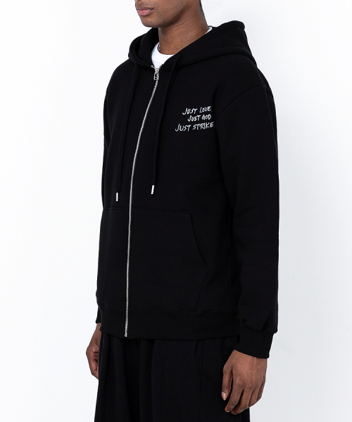 Just Edition Hood Zip-Up (черный)