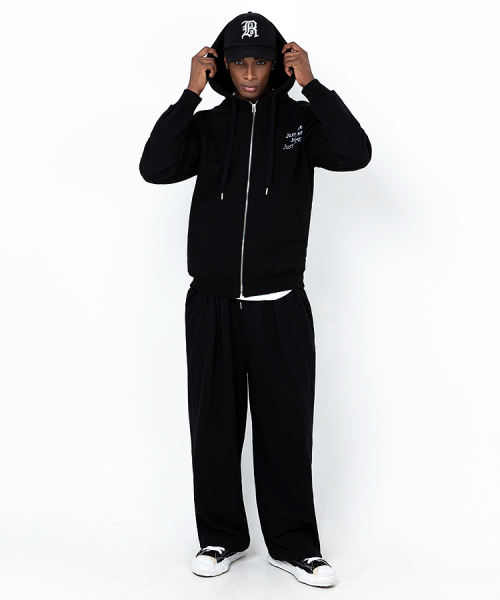 Just Edition Hood Zip-Up (черный)