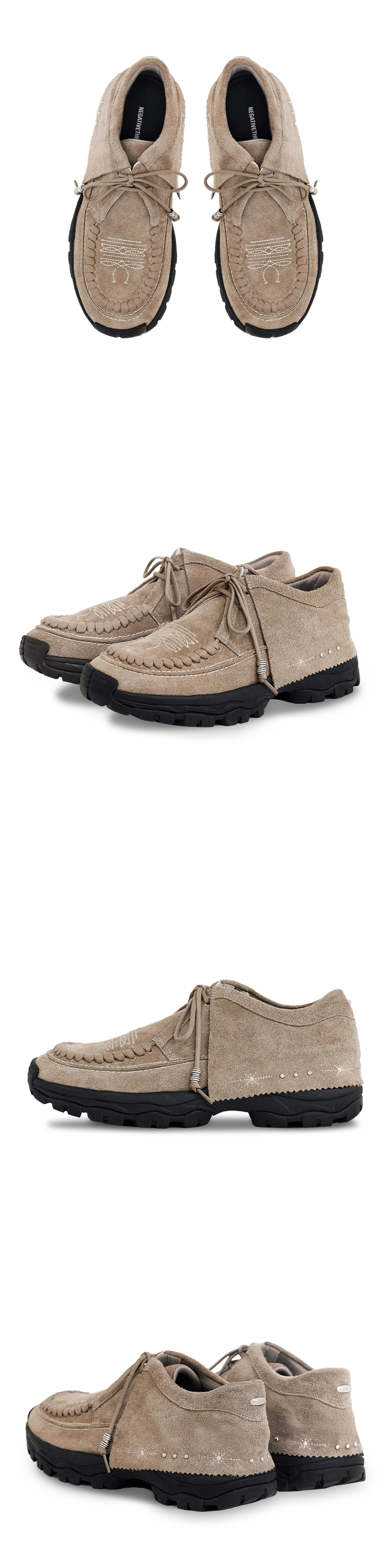 네거티브쓰리(NEGATIVE THREE) Desert Boots sneakers_Sand - 사이즈 & 후기 | 무신사