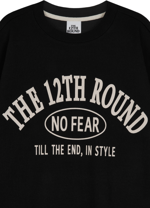 THE 12TH ROUND SIGNATURE SWEATSHIRT черный
